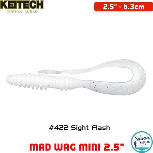 Mad Wag Mini 6.3cm (2.5") #422 Sight Flash Silikon Kurt