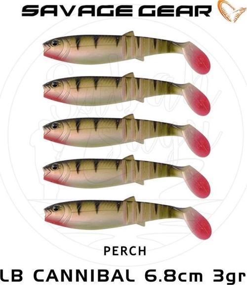 LB Cannibal 6.8cm 3gr Silikon Yem (5ad) Perch
