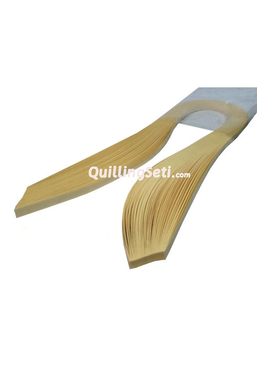 Krem Renkli Quilling Kağıdı - 1Cm(10Mm) 50Li