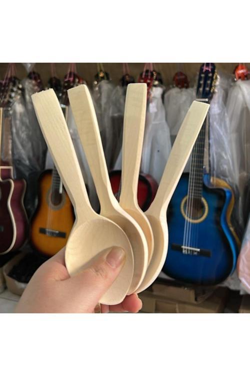 Ankara Şimşir Oyun Kaşığı El Yapımı Kaşık 1.kalite (4 Adet)