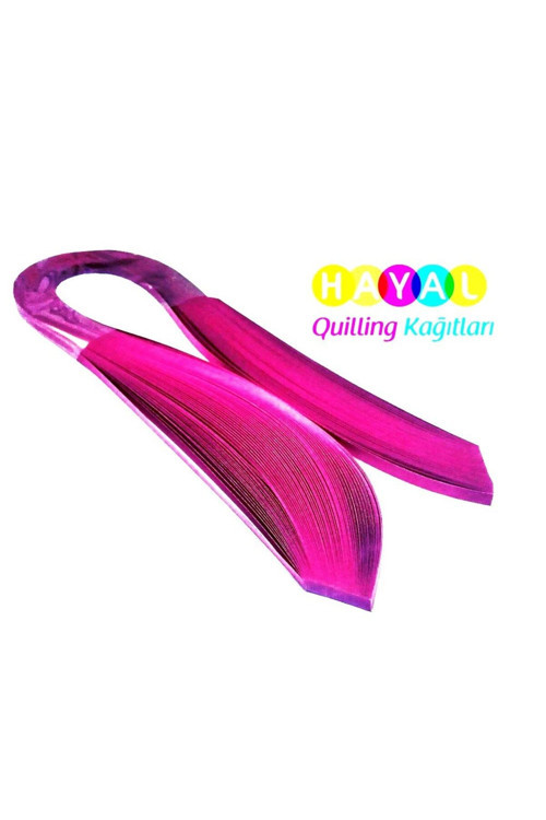 1Cm Nar Çiçeği Renk Quilling Kağıdı - 50'Li