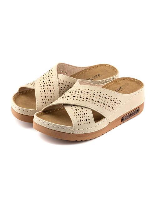 3025 BEJ COMFORT CASUAL ANATOMİK GÜNLÜK TERLİK