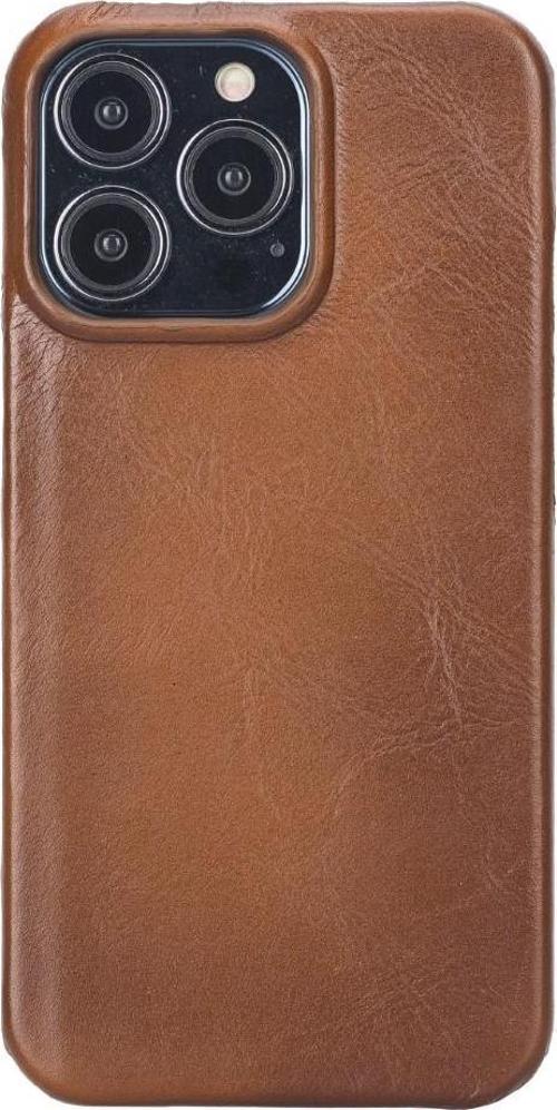Apple iPhone 13 Pro Uyumlu Deri Arka Kapak UJ RST2EF Taba