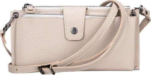 Lozan Strap 6.5 inch Uyumlu Deri Kartlıklı Kılıf ERC3 Bej