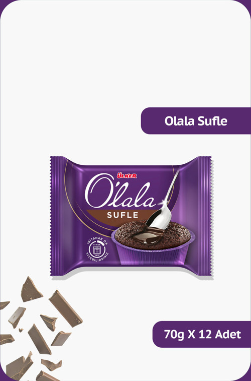O'LALA Sufle - 70 gram - 12 Adet