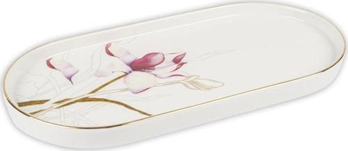 Royal Flowers Pembe Oval Servis 16 x 32 Cm