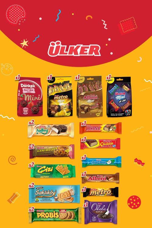 Nostalji Atıştırmalık Bisküvi & Çikolata Paketi