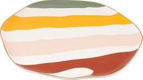 Abstract Düz Tabak 27cm