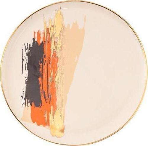 Dash Desen4 Düz Tabak 21cm