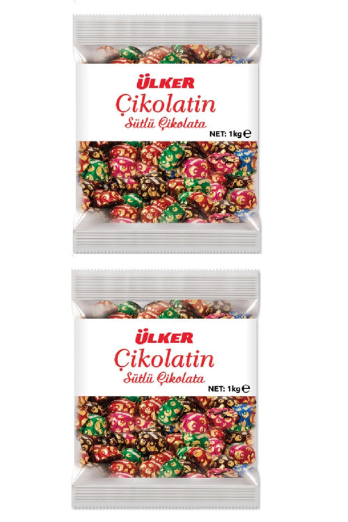 Çikolatin İkramlık Çikolata Poşet 1 Kg x 2 Adet