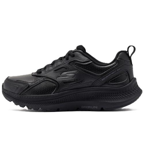 Go Run Consistent 2.0-Sumpter Trail Leather Womens Sneaker Hakiki Deri Günlük Spor Ayakkabı Siyah