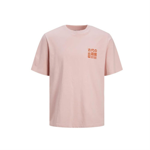 Erkek T-Shirt Jorrecıpe Tee Ss Crew Neck Tg Ln 12254174-Pink Nectar