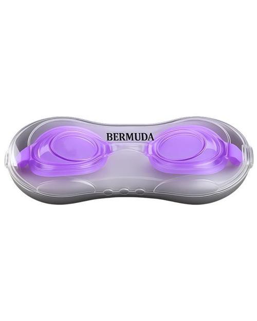 Bermuda Yüzücü Gözlükleri Esnek Burun Mor XH3000