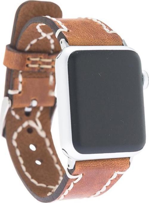Apple Watch Uyumlu Deri Kordon 42-44-45mm V18 Daniel