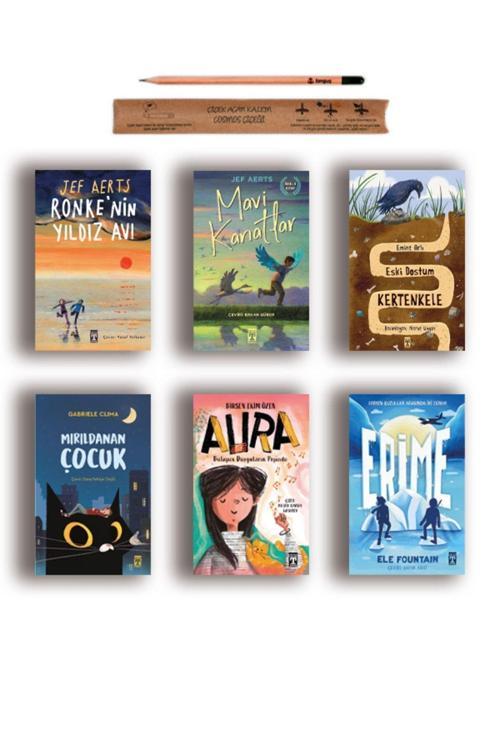 Timaş Yayınları Mavi Kanatlar - Mırıldanan Çocuk - Aura - Erime - Eski Dostum Kertenkele Set 6 Kitap