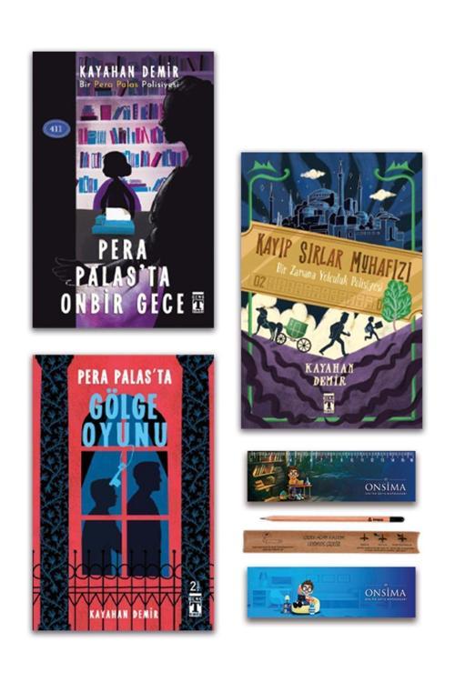 Genç Timaş Kayıp Sırlar Muhafızı - Pera Palas Ta Onbir Gece - Gölge Oyunu Set 3 Kitap
