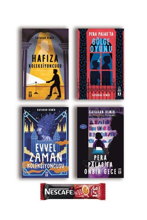 Genç Timaş Pera Palasta Onbir Gece - Gölge Oyunu - Hafıza Evvel Zaman Koleksiyoncusu Set 4 Kitap Kayahan Demir