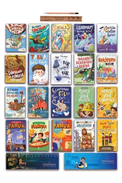 Timaş Çocuk 1. Ve 2. Sınıf Hikaye Seti - Faruk Serisi - Mert Arık - Koala - Takla - 20 Kitaplık Süper Set