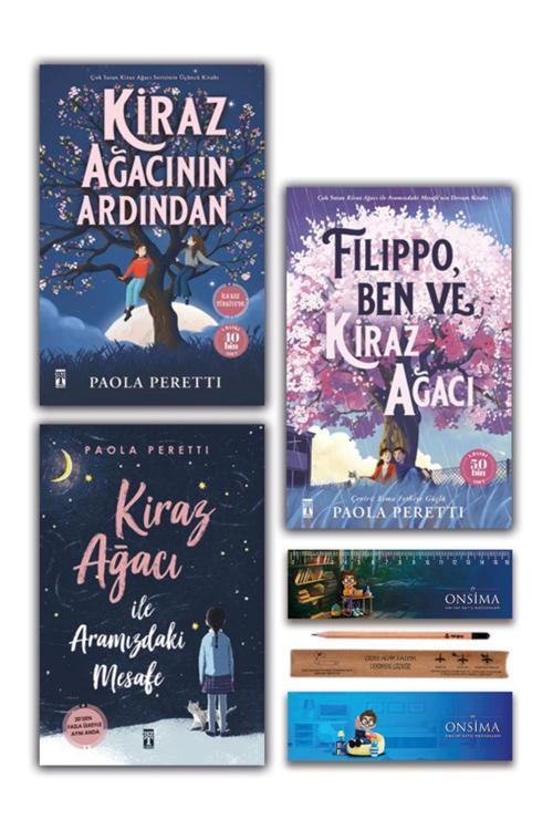 Genç Timaş Kiraz Ağacının Ardından - Kiraz Ağacı İle Aramızdaki Mesafe - Filippo Ben Ve Kiraz Ağacı Set 3 Kitap