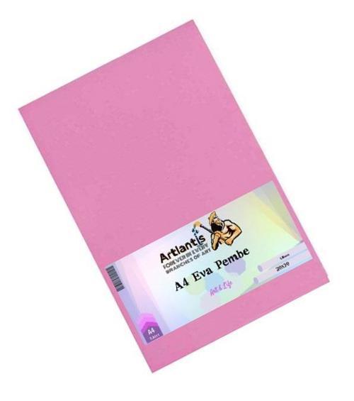 Pembe Eva A4 20x30 5 Adet Artlantis Eva 20*30