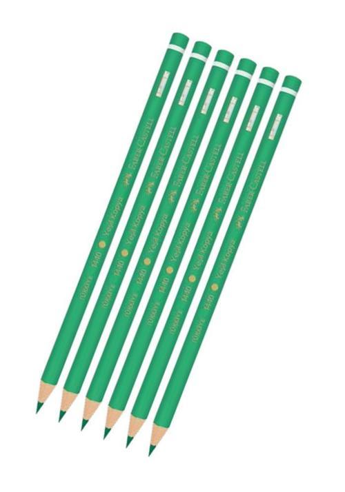 Yeşil Kalem Kopya 6 Adet Faber Yeşil Kurşun Kalem Başlık Kalemi 6 Adet