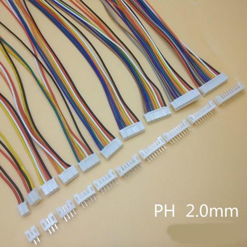 PH 2.0mm 4pin 30cm Kablolu Konnektör (Beyaz) Takım x 1 adet  (rf054)