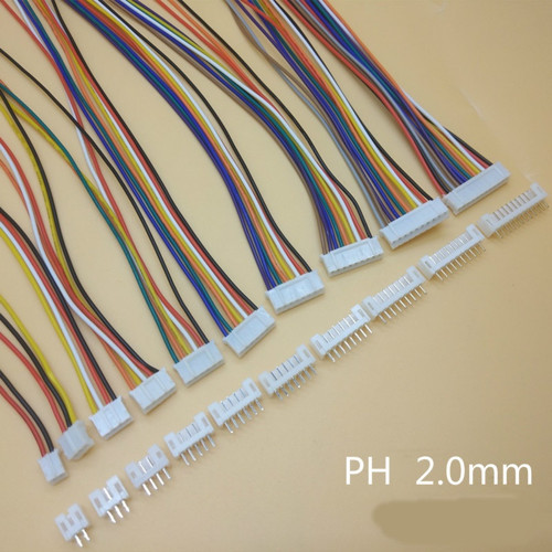 PH 2.0MM 10Pin 30Cm Kablolu Konnektör Beyaz Takım X 1 Adet (rf054)