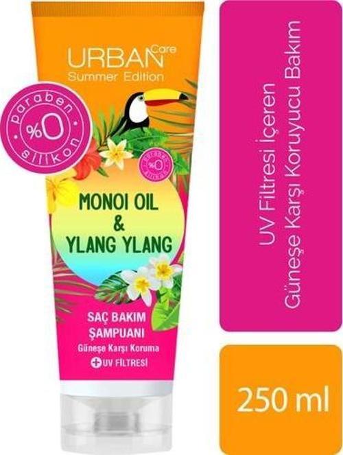 Summer-Monoi Yağı & Ylang Ylang Güneş Koruyucu Saç Bakım Şampuanı-Vegan-250 Ml