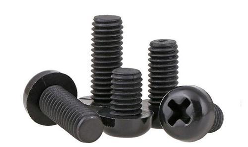 M4 X 8Mm Plastik Civata Vida Siyah X 5  Adet  (rf003)