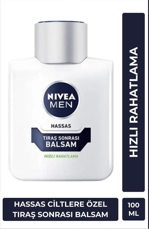 MEN Erkek Tıraş Sonrası Balsam 100ml, Hassas Ciltlere Özel Hızlı Rahatlatma, Konforlu Tıraş Deneyimi