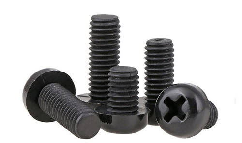 M3 X12Mm Plastik Civata Vida Siyah X 5 Adet (rf003)