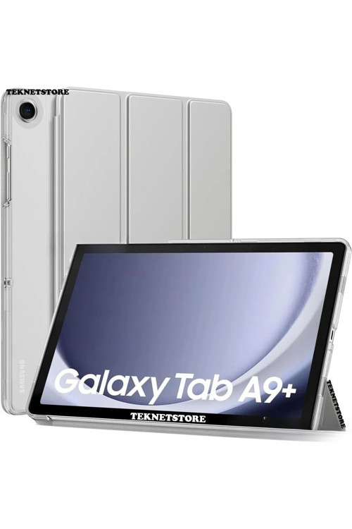 Samsung Galaxy Tab A9 Plus Sm-x210 11 Inç Tablet Uyumlu Standlı Akıllı Kılıf Smart Cover