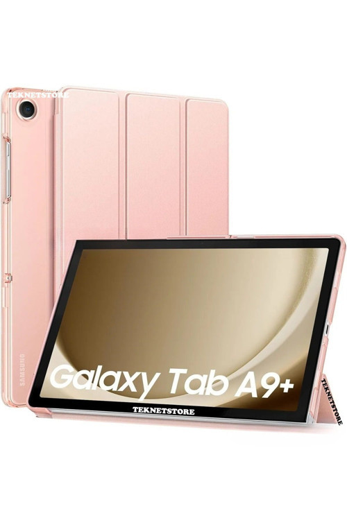 Samsung Galaxy Tab A9 Plus Sm-x210 11 Inç Tablet Uyumlu Standlı Akıllı Kılıf Smart Cover