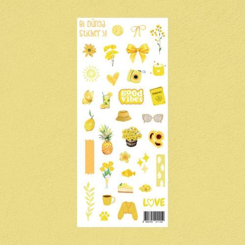 M38 – Yellow Days Sticker Seti