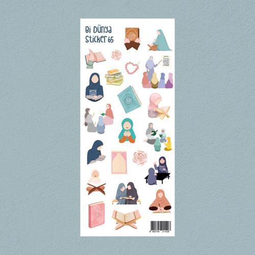 M65 – Hafız Kız İslami Sticker Seti