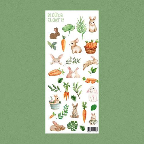 M72 – Küçük Tavşan Sticker Seti