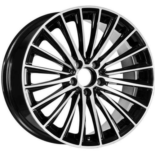 -W7935-02 9.5x19" -5x112 ET48 66.6 Deep Black Diamond Gloss Jant (4 Adet)