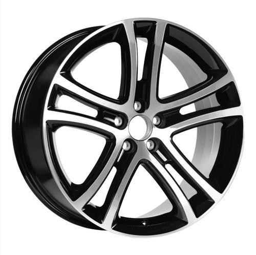 -S1035-03 7.5x17" -5x112 ET35 73.1 Depp Black Diamond Gloss Jant (4 Adet)