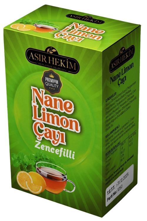 Doğal Nane Limon Çayı Zencefilli C Vitamin 140 Gr
