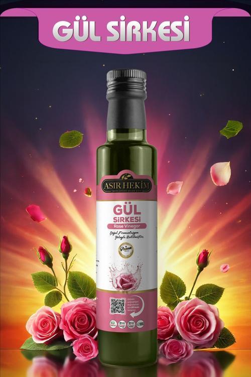 Gül Sirkesi Doğal Fermantasyon Natural 500 Ml