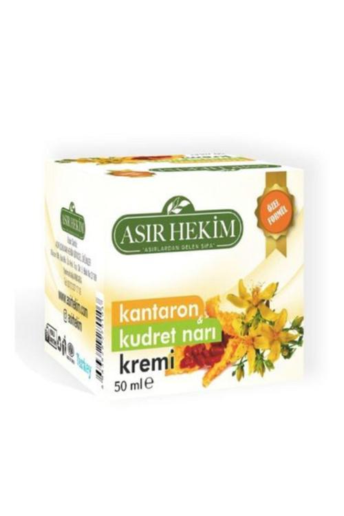 Kantaron Kudret Narı Kremi Doğal Cilt Bakım Kremi 50 Ml