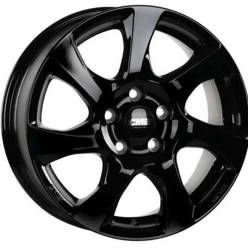 -1059-12 6.0x15" -5x100 ET45 54.1 Complete Black Gloss Jant (4 Adet)