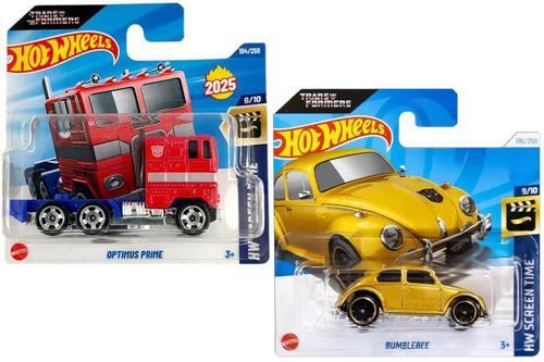 2 Araç Set Transformers - Bumblebee & Optimus Prime (1/64)