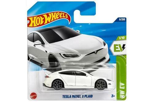 Tesla Model S Plaid - Beyaz (1/64)