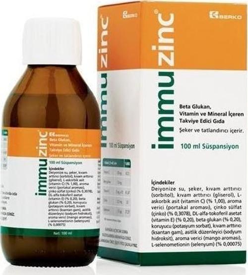 İmmuzinc Süspansiyon 100Ml