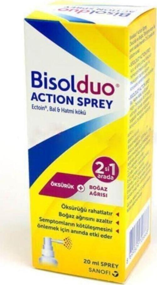 Action Ağız Ve Boğaz Spreyi - Öksürük Ve Boğaz Ağrısına Karşı Anında Etki