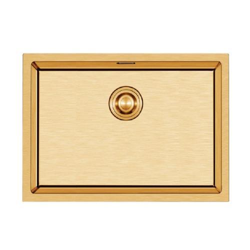 Stella 4449 PVD Altın 40x45 El Yapımı Paslanmaz Çelik Mutfak Eviyesi