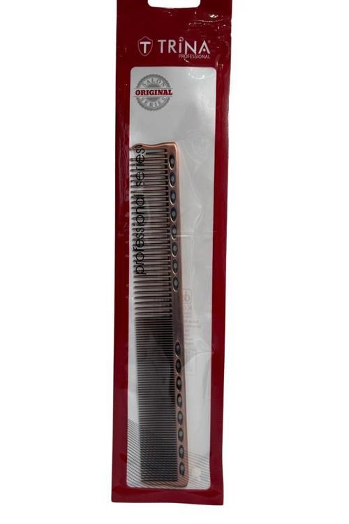 Alüminyum Saç Tarağı Premium 19,5 cm Bronz Renk