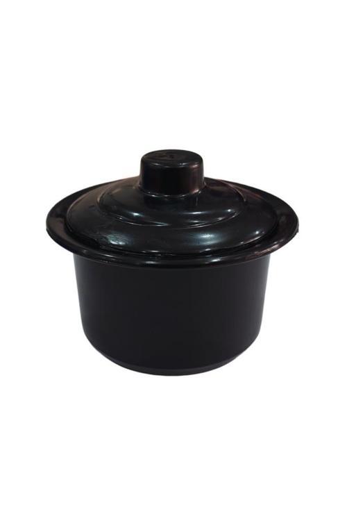 Plastik Pudralık Siyah (Kapaklı) SL-305