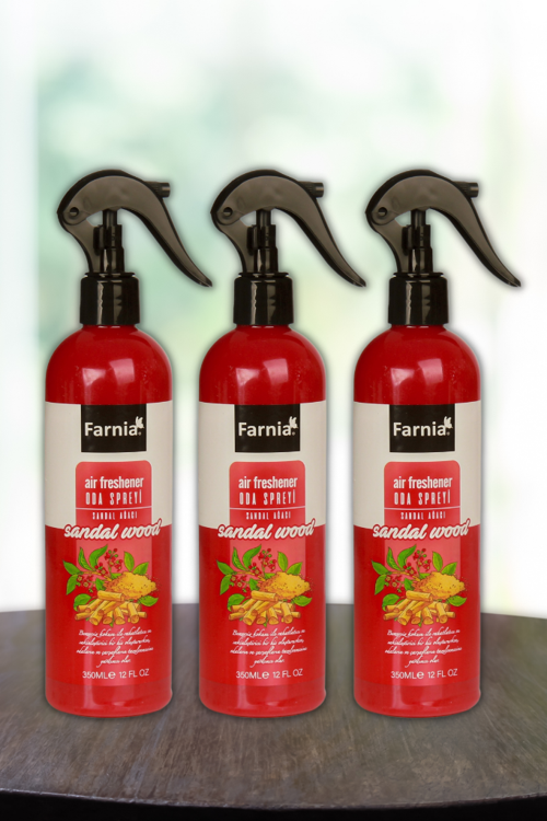 Sandal Ağacı Oda Spreyi 350 Ml Sandal Wood 3 Adet